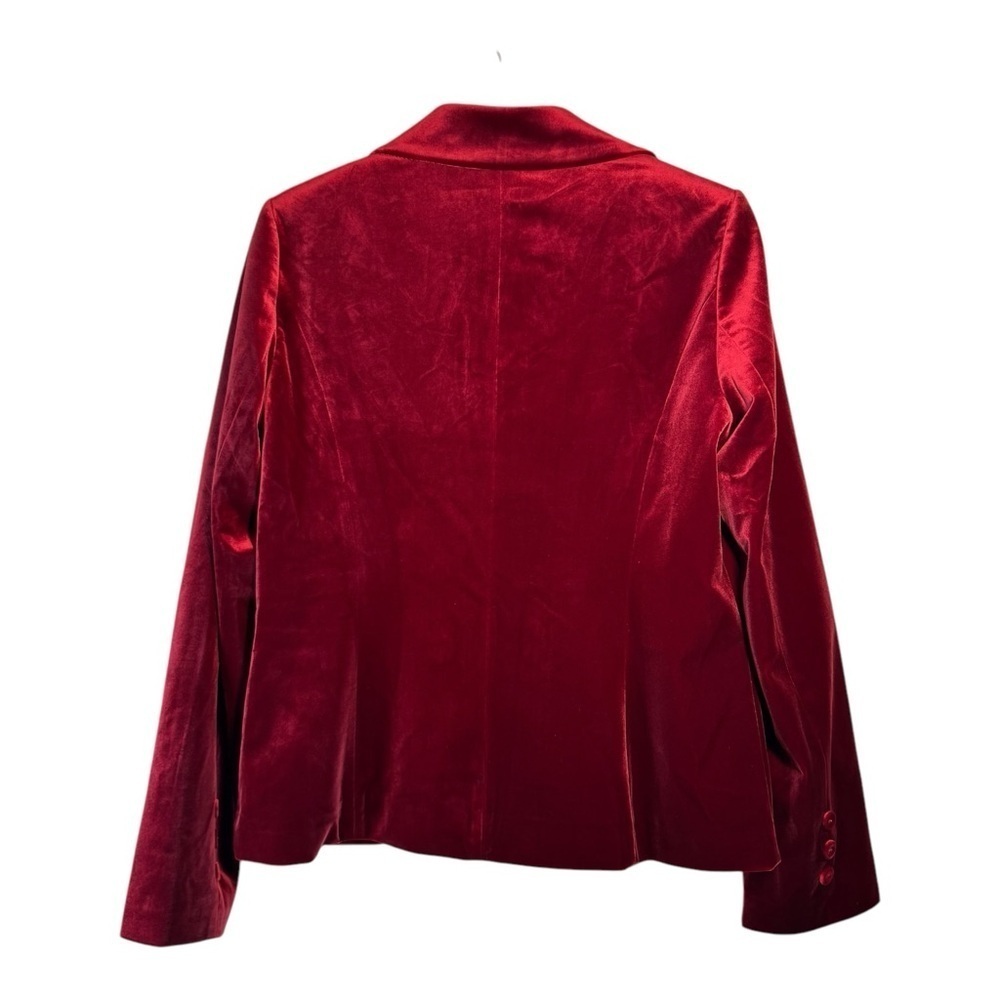 FAVORITE DAUGHTER Amore Velvet Blazer in Maroon NWT - Picture 8 of 11